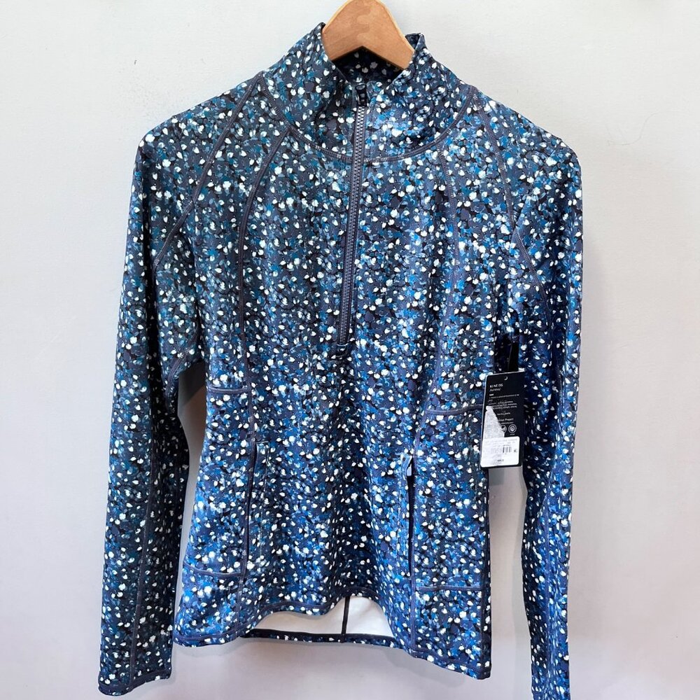 NEW Kinesis Half-Zip Women's Pull‎ over Fern Daisy- Size XS